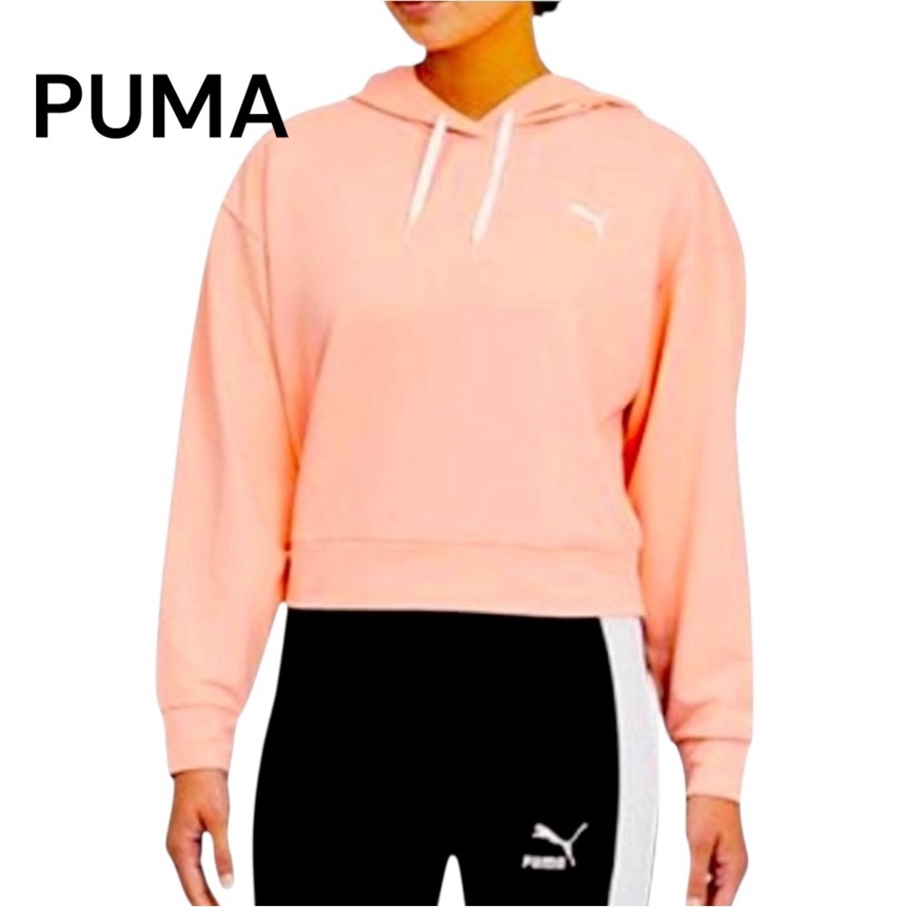 NWT Puma Sweatshirt Lightweight Blush Color Hoody size M